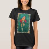 Farbenfrohe Iris-Blume T-Shirt (Vorderseite)