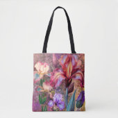 Farbenfrohe Iris-Tasche Tasche (Vorderseite)