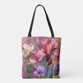Farbenfrohe Iris-Tasche Tasche (Rückseite)