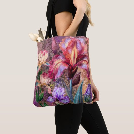 Farbenfrohe Iris-Tasche Tasche (Von Nahem)