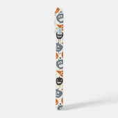 Farbenfrohe Jack-O'-Lantern-Gesichtsmuster iPhone 15 Hülle (Linke Seite)