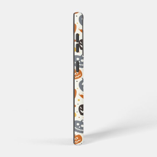 Farbenfrohe Jack-O'-Lantern-Gesichtsmuster Samsung Galaxy Hülle (Rechte Seite)