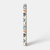 Farbenfrohe Jack-O'-Lantern-Gesichtsmuster Samsung Galaxy Hülle (Linke Seite)