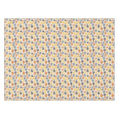 Farbenfrohe Jack-O'-Lantern-Gesichtsmuster Tischdecke (Vorderseite (Horizontal))