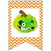 Farbenfrohe Jack-o-Lanterns - Jagdfahnen Wimpelkette (Zweite Fahne)