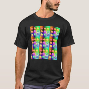 Farbenfrohe Jack Obst im Abstrakten Hintergrund T-Shirt