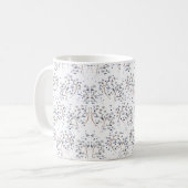 Farbenfrohe Jaipur-Wildblume Kaffeetasse (Vorderseite Links)