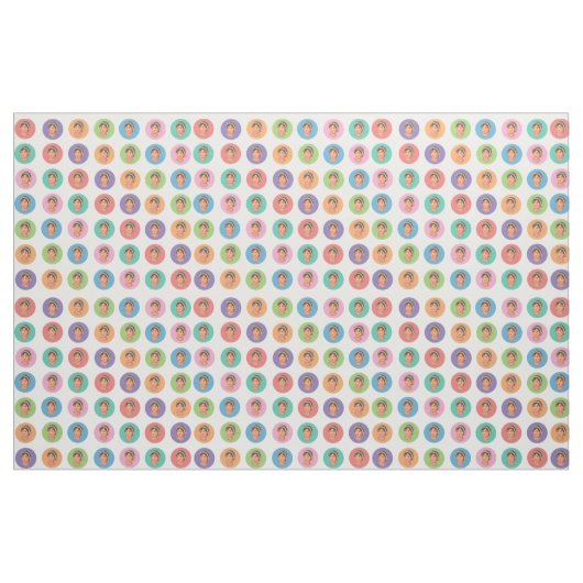 Farbenfrohe Jane Larger Circles Stoff (Fat Quarter (45,7 x 55,9 cm))