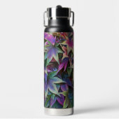 Farbenfrohe japanische Ahorn-Blätter Trinkflasche (Vorderseite)