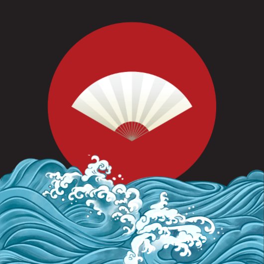 Farbenfrohe japanische Inspirierte Tote-Tasche Tragetasche