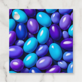 Farbenfrohe Jelly Bean Art Gift Tags Geschenkanhänger