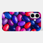 Farbenfrohe Jelly Bean Art iPhone Case (Rückseite (Horizontal))