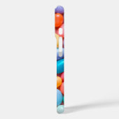 Farbenfrohe Jelly Bean Art iPhone Case (Rückseite / Links)