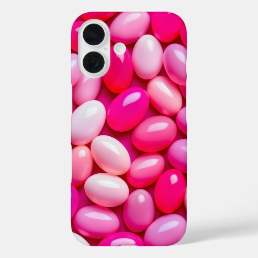 Farbenfrohe Jelly Bean Art iPhone Case (Rückseite)