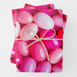 Farbenfrohe Jelly Bean Art Wrapping Paper Sheets Geschenkpapier Set