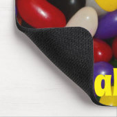 Farbenfrohe Jelly Bean Design mit Individuelle Nam Mousepad (Ecke)