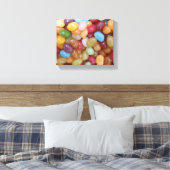 Farbenfrohe Jelly Beans Leinwanddruck (Insitu (Schlafzimmer))