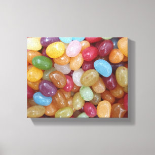 Farbenfrohe Jelly Beans Leinwanddruck