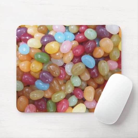 Farbenfrohe Jelly Beans Mousepad (Mit Mouse)