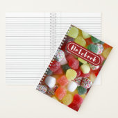 Farbenfrohe Jelly Candies Fun Notizblock (Innen)