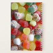 Farbenfrohe Jelly Candies Fun Notizblock (Rückseite)