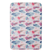 Farbenfrohe Jelly-Fische Badematte (Vorderseite Vertikal)