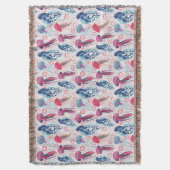 Farbenfrohe Jelly-Fische Decke (Vorderseite Vertikal)