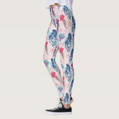 Farbenfrohe Jelly-Fische Leggings (Links)