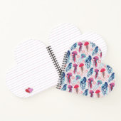 Farbenfrohe Jelly-Fische Notizblock (Innenseite)