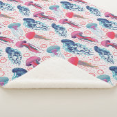 Farbenfrohe Jelly-Fische Sherpadecke (3/4)