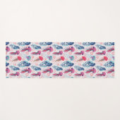 Farbenfrohe Jelly-Fische Yogamatte (Vorderseite (Horizontal))
