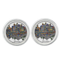 Farbenfrohe Jerusalem-Keramik