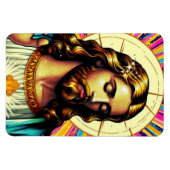 Farbenfrohe Jesus Magnete! Magnet (Horizontal)