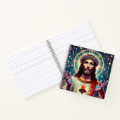 Farbenfrohe Jesus Notizbuch! Notizblock (Innenseite)
