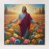 Farbenfrohe Jesus-Rätsel! Puzzle (Vertikal)