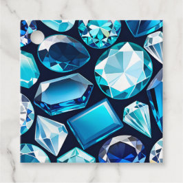 Farbenfrohe Jewel Art Gift Tags Geschenkanhänger