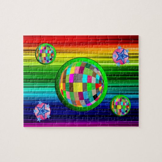 Farbenfrohe Jigsaw Puzzle (Horizontal)