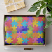 Farbenfrohe Jigsaw Puzzle Seidenpapier (Geschenk)
