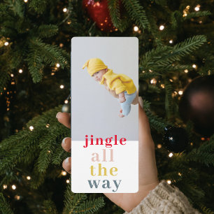 Farbenfrohe Jingle mit Foto