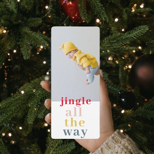 Farbenfrohe Jingle mit Foto