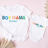 Farbenfrohe junge Mama Name Sweat Shirts für Mamas