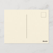 Farbenfrohe Jungfrauen Karte Postkarte (Rückseite)