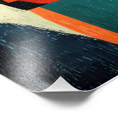 Farbenfrohe Jungle Friends Animal Poster (Ecke)