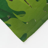 Farbenfrohe Jungle Tiger - Tiger Fleece Blanken (Ecke)