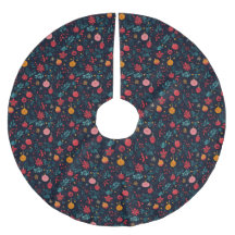 Farbenfrohe Juwel Toned Ornament und Poinsettia