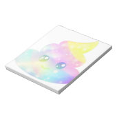 Farbenfrohe Kack Emoji Notizblock (Rotiert)