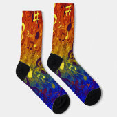 Farbenfrohe Kadenz Socken (Rechts)