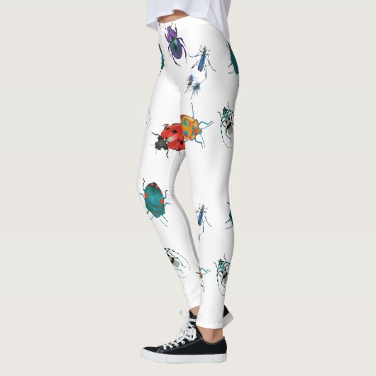 Farbenfrohe Käfer Leggings (Links)