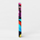 Farbenfrohe Kaffeebar Abstrakte Kunst Case-Mate iPhone Hülle (Hinten/Links)