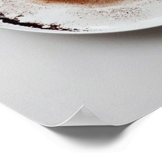 Farbenfrohe Kaffeebauten Textur abstrakte Kunst 19 Poster (Ecke)